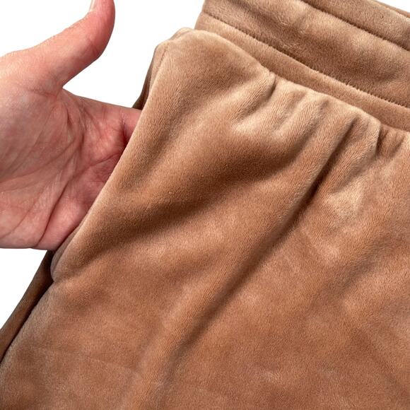 Cuddl Duds 2pc Set Plus 1X Tan Black Floral Soft Fleece Loungewear Pants Top - Picture 7 of 12
